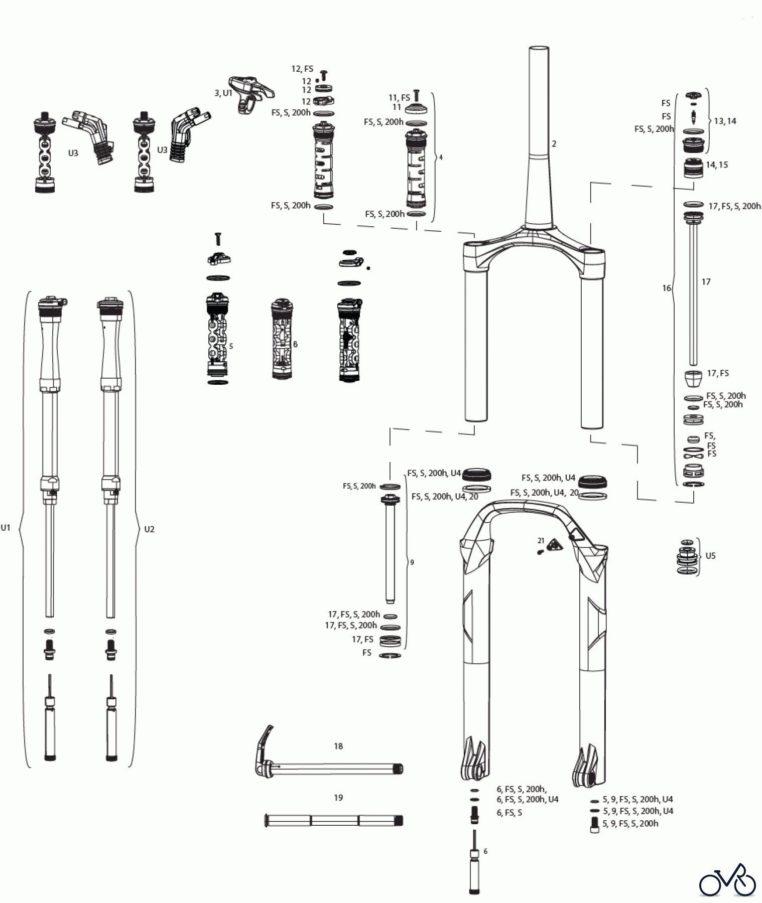  Sram RockShox BLUTO A1-A5 (2015-2022)