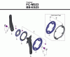 Shimano FC Front Chainwheel - Kurbelsatz, Vorderes Kettenblatt  FC-M523