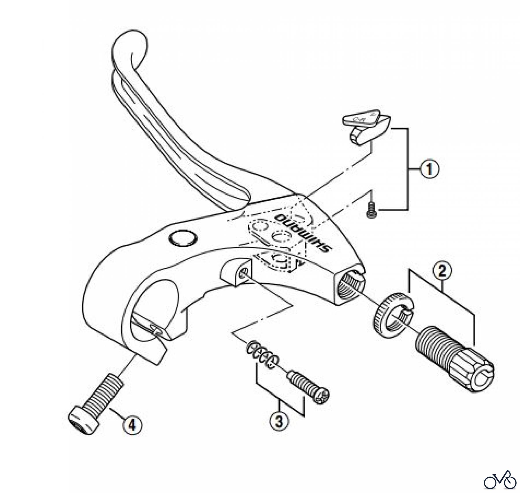 Shimano BL Brake Lever - Bremshebel BL-C101-00