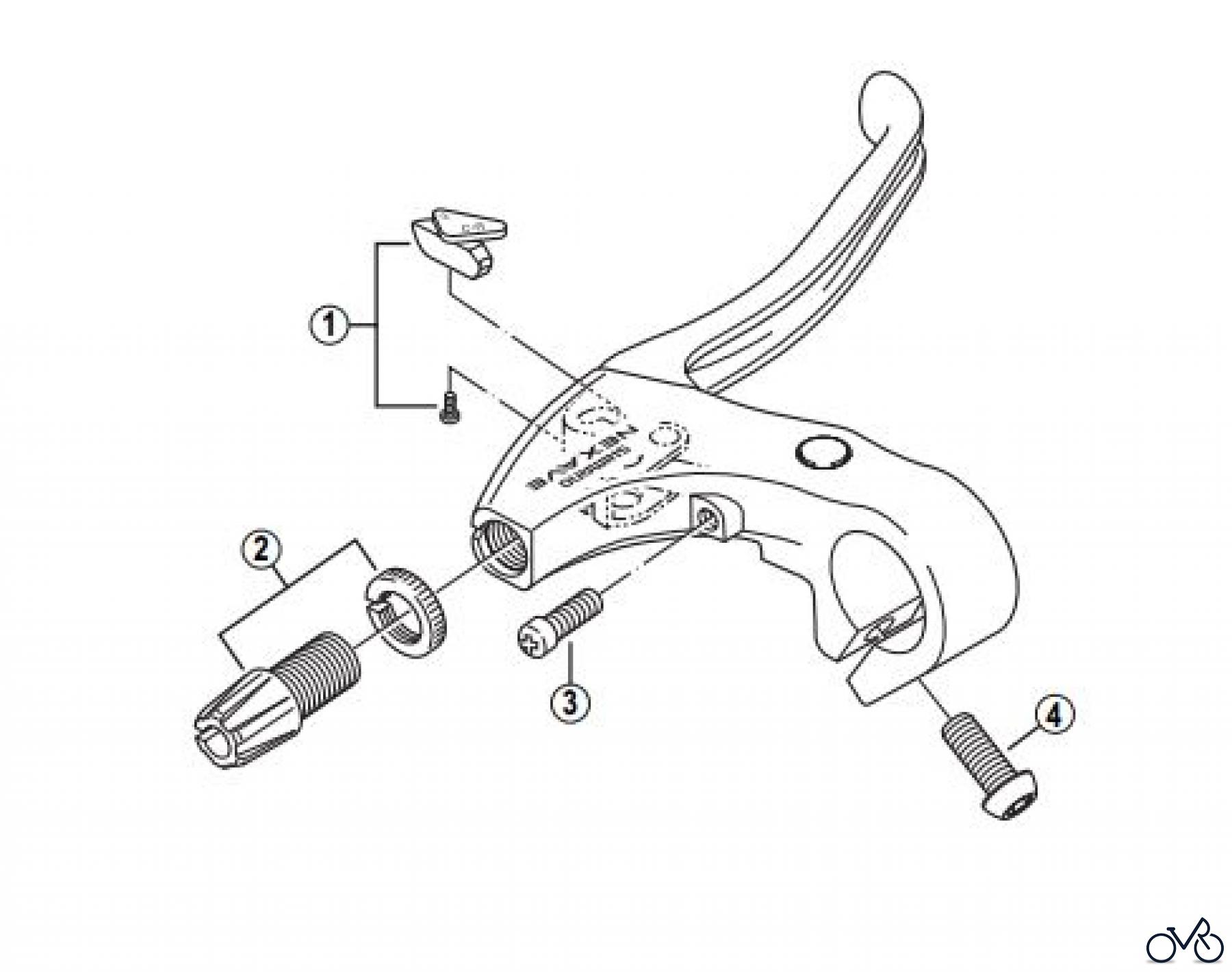 Shimano BL Brake Lever - Bremshebel BL-C800-04