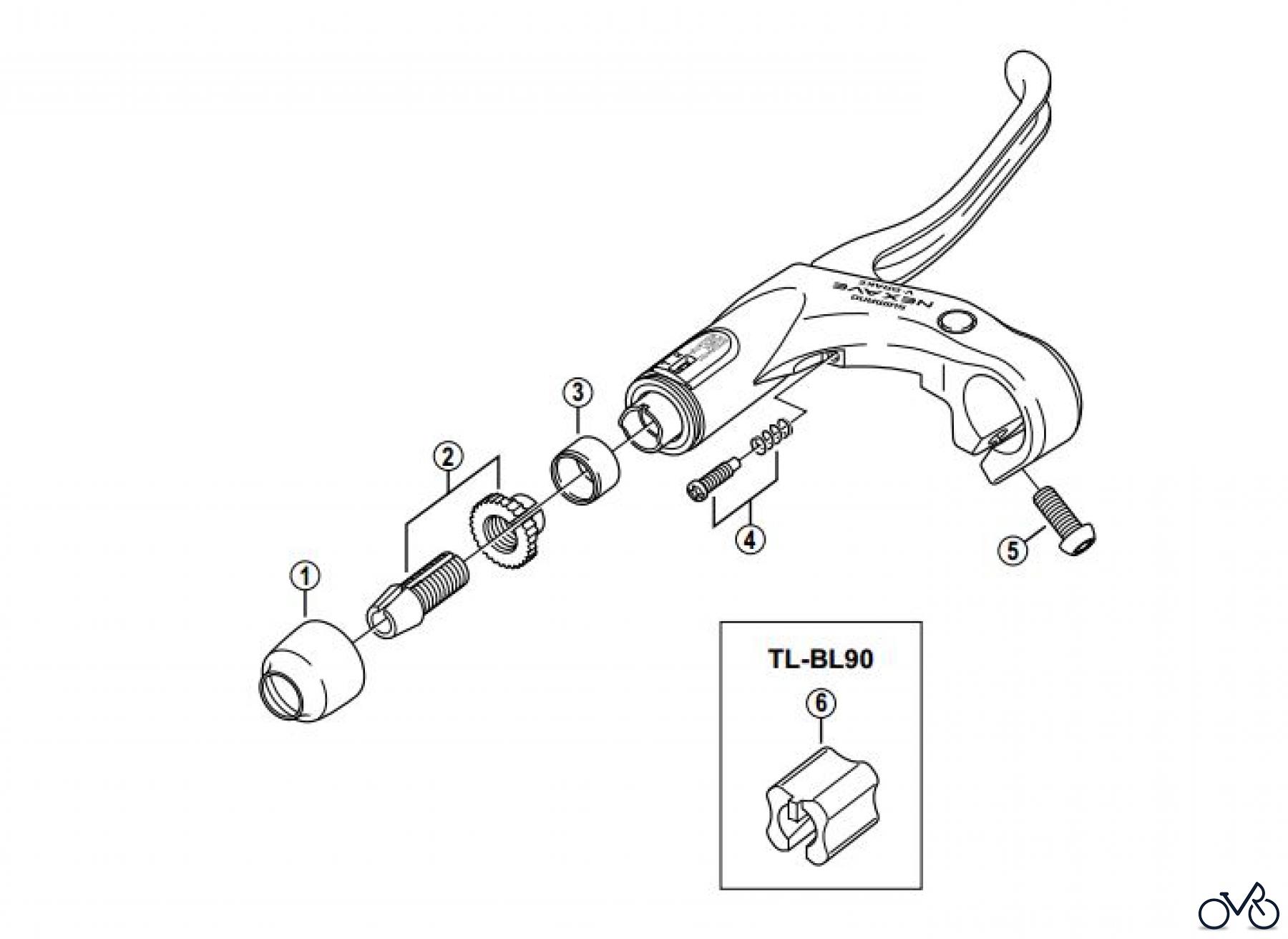 Shimano BL Brake Lever - Bremshebel BL-C900-01