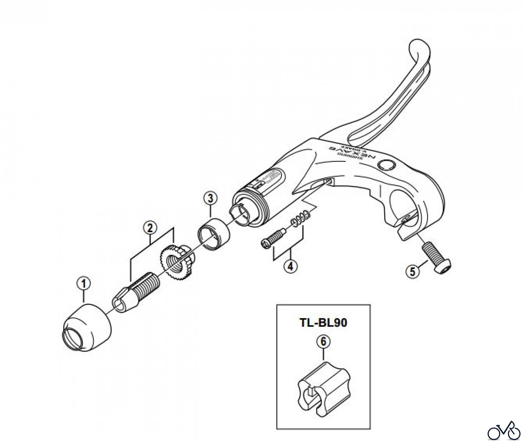 Shimano BL Brake Lever - Bremshebel BL-C900-EV