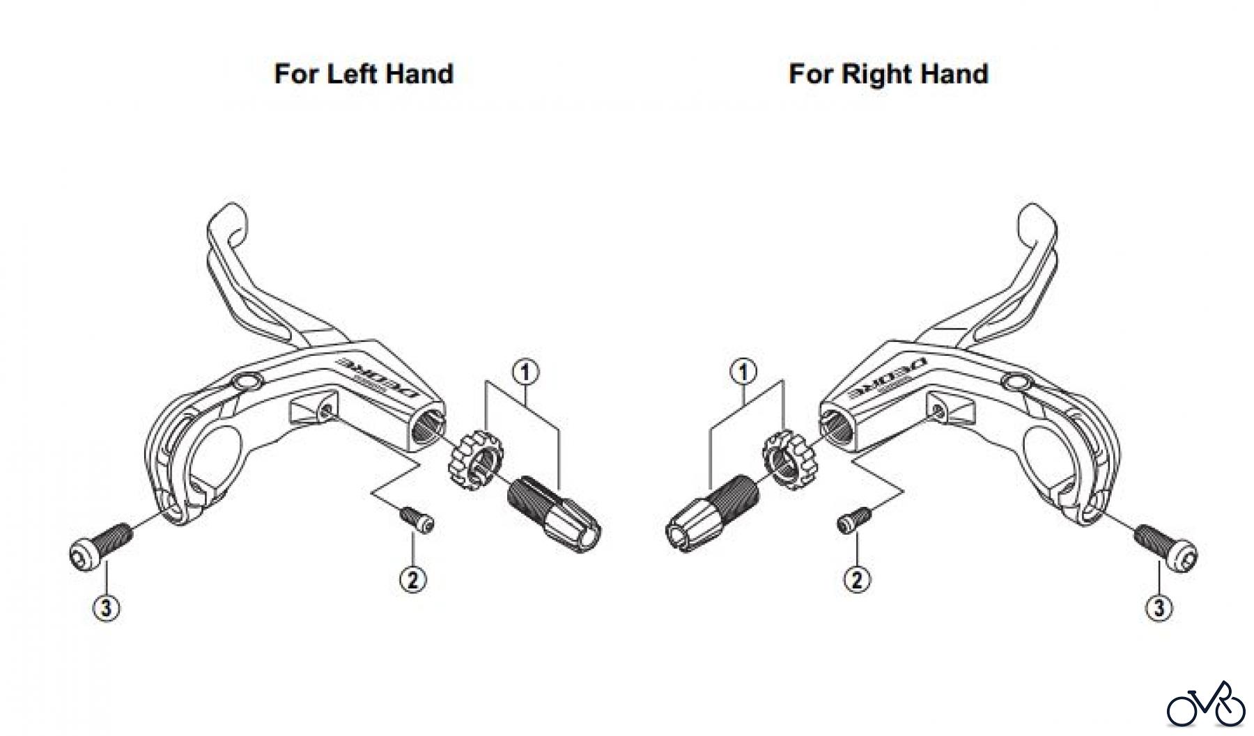  Shimano BL Brake Lever - Bremshebel BL-M590-M591-2907A