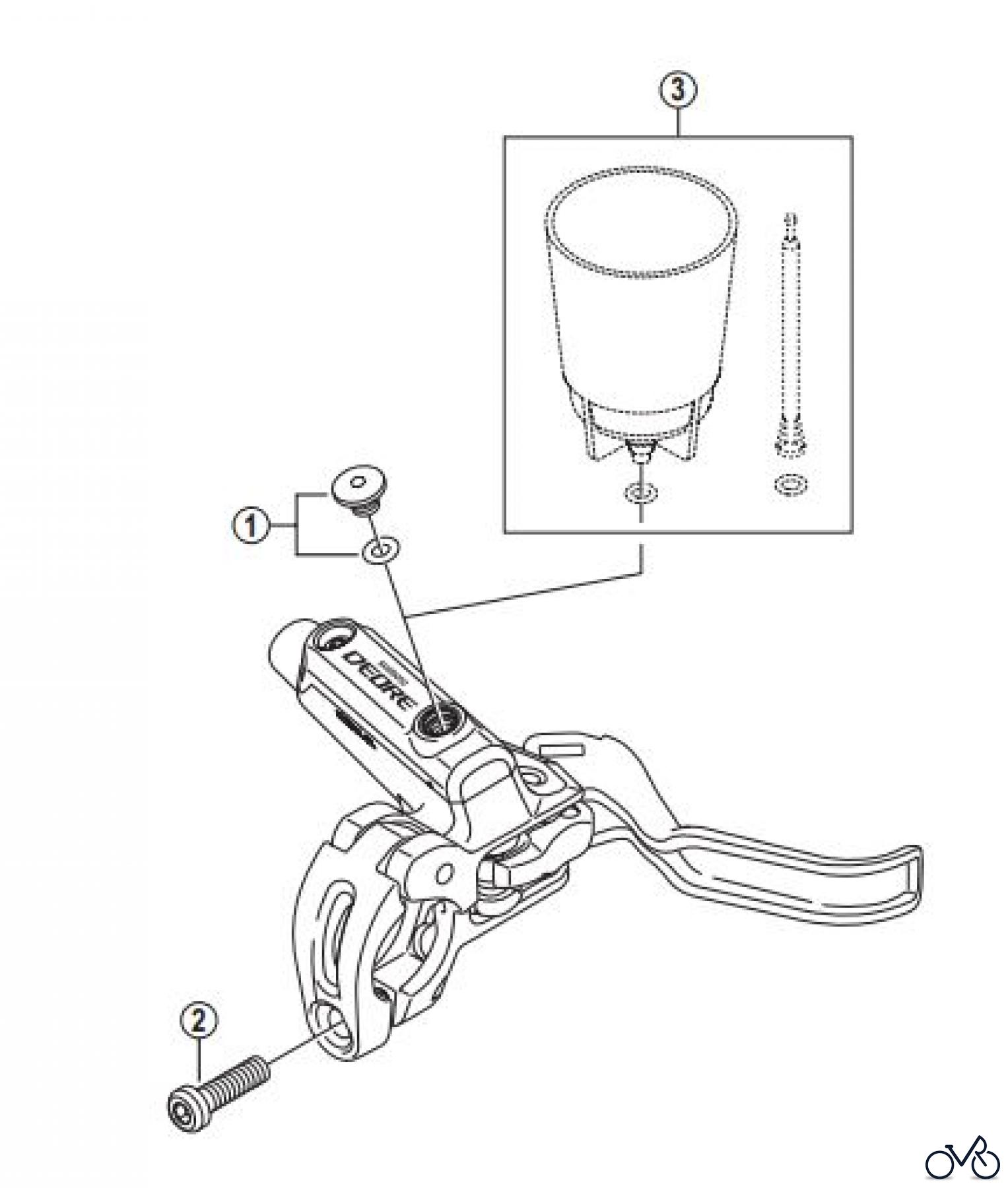 Shimano BL Brake Lever - Bremshebel BL-M596-3204