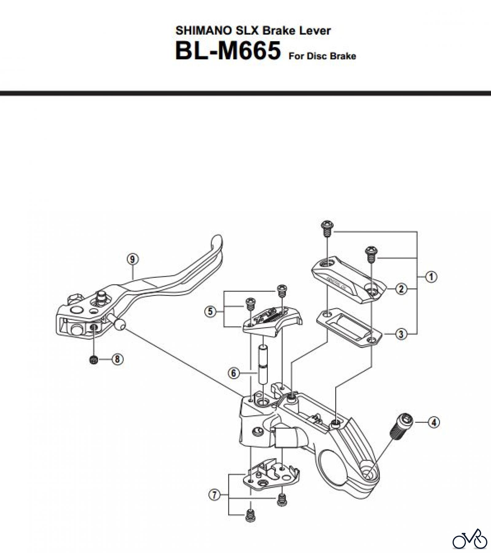 Shimano BL Brake Lever - Bremshebel BL-M665-2803A