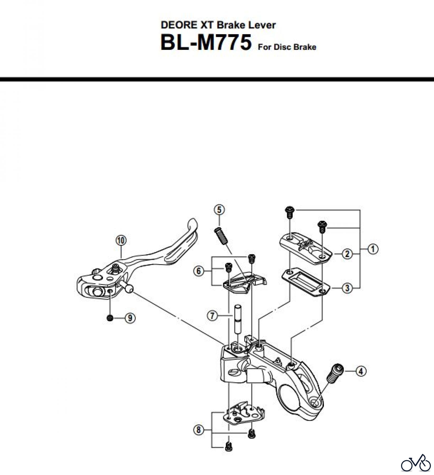 Shimano BL Brake Lever - Bremshebel BL-M775
