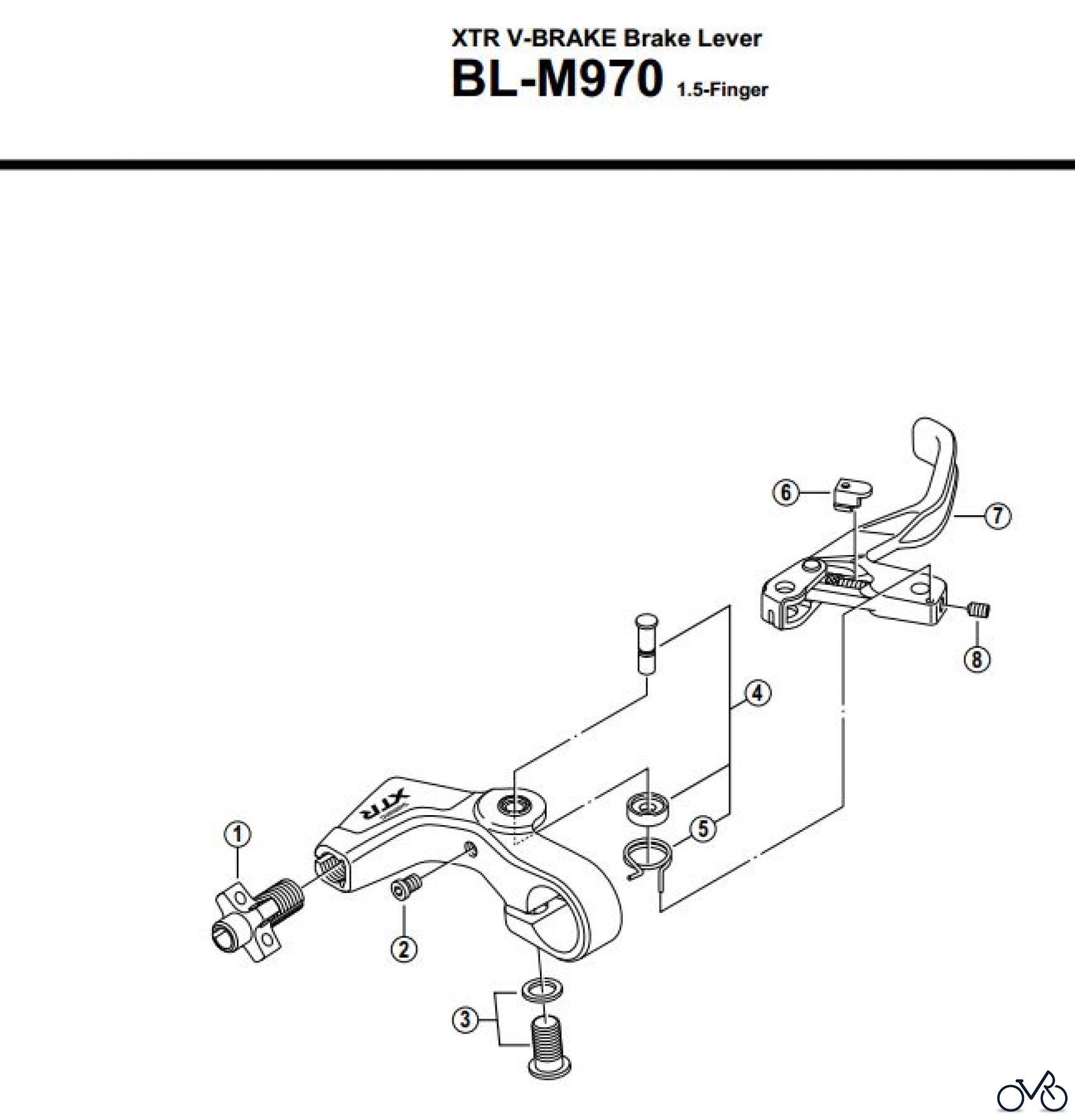 Shimano BL Brake Lever - Bremshebel BL-M970