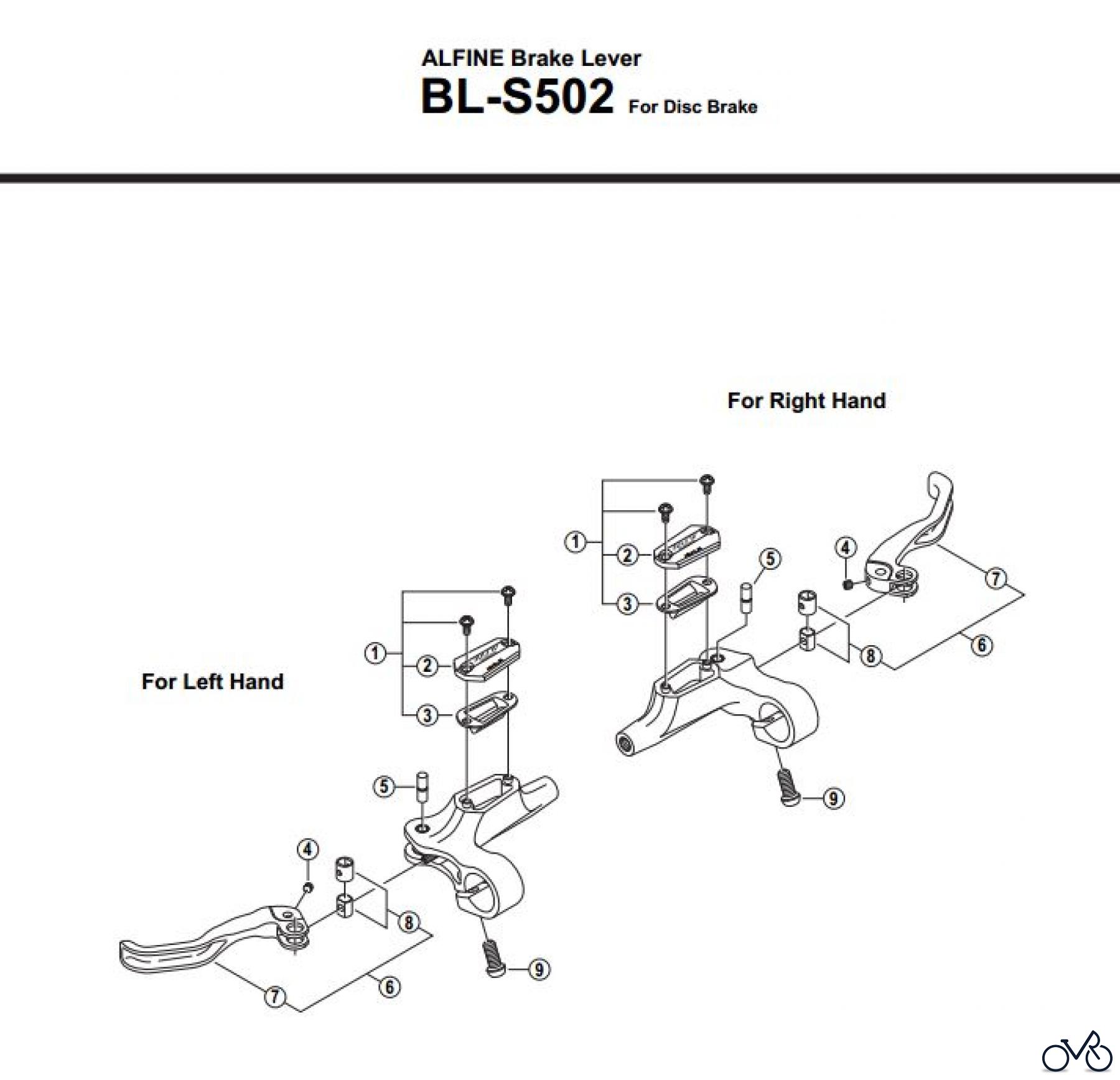 Shimano BL Brake Lever - Bremshebel BL-S502