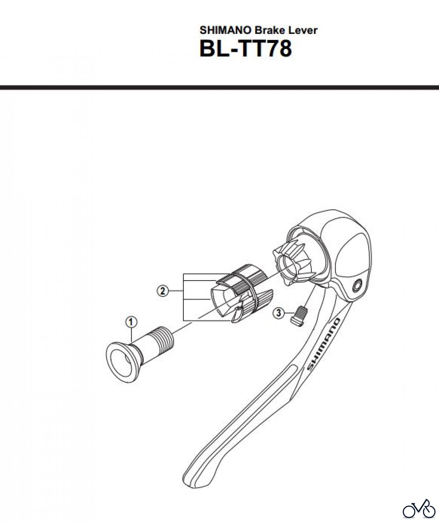 Shimano BL Brake Lever - Bremshebel BL-TT78-2800