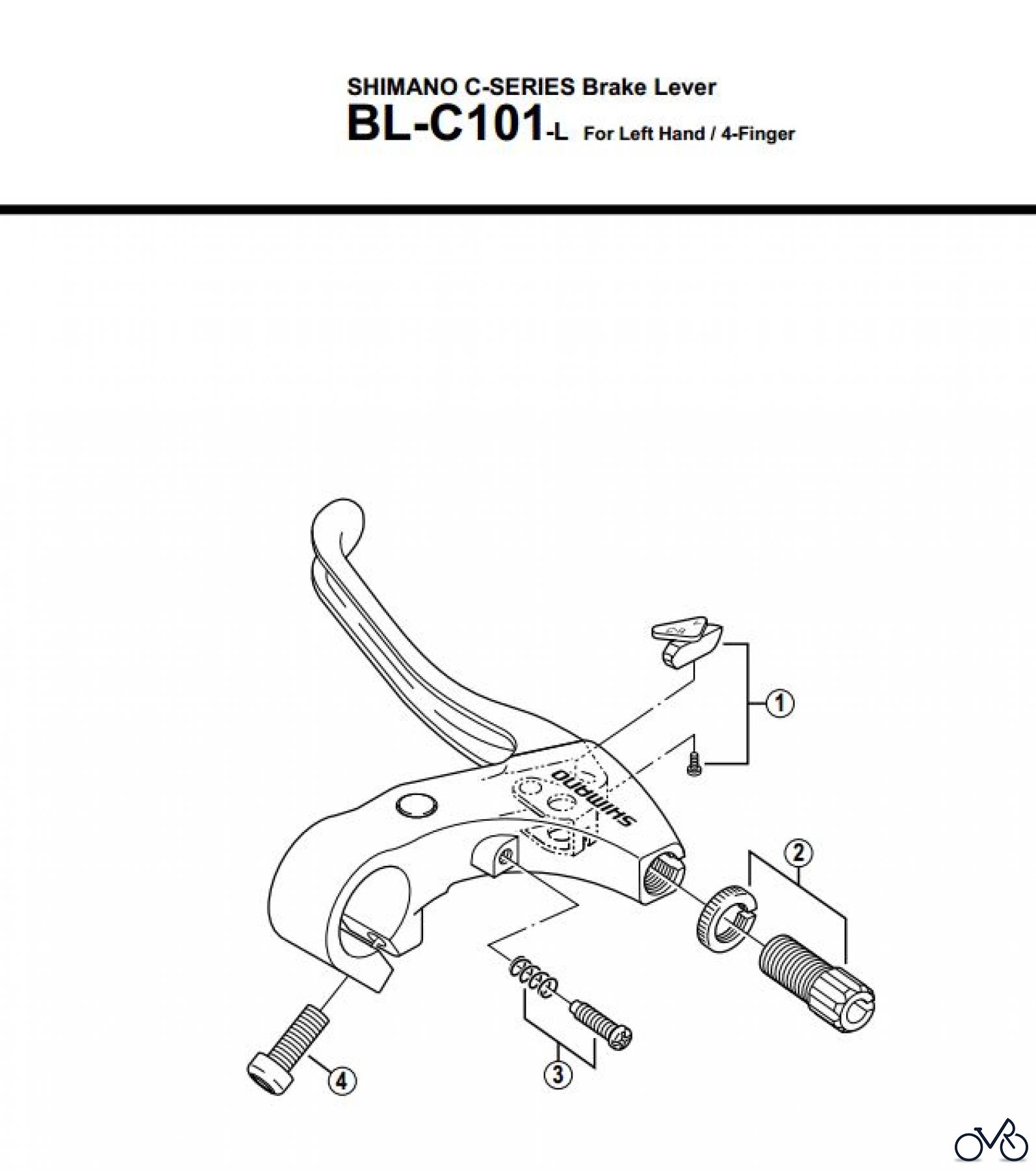 Shimano BL Brake Lever - Bremshebel BLC101-L
