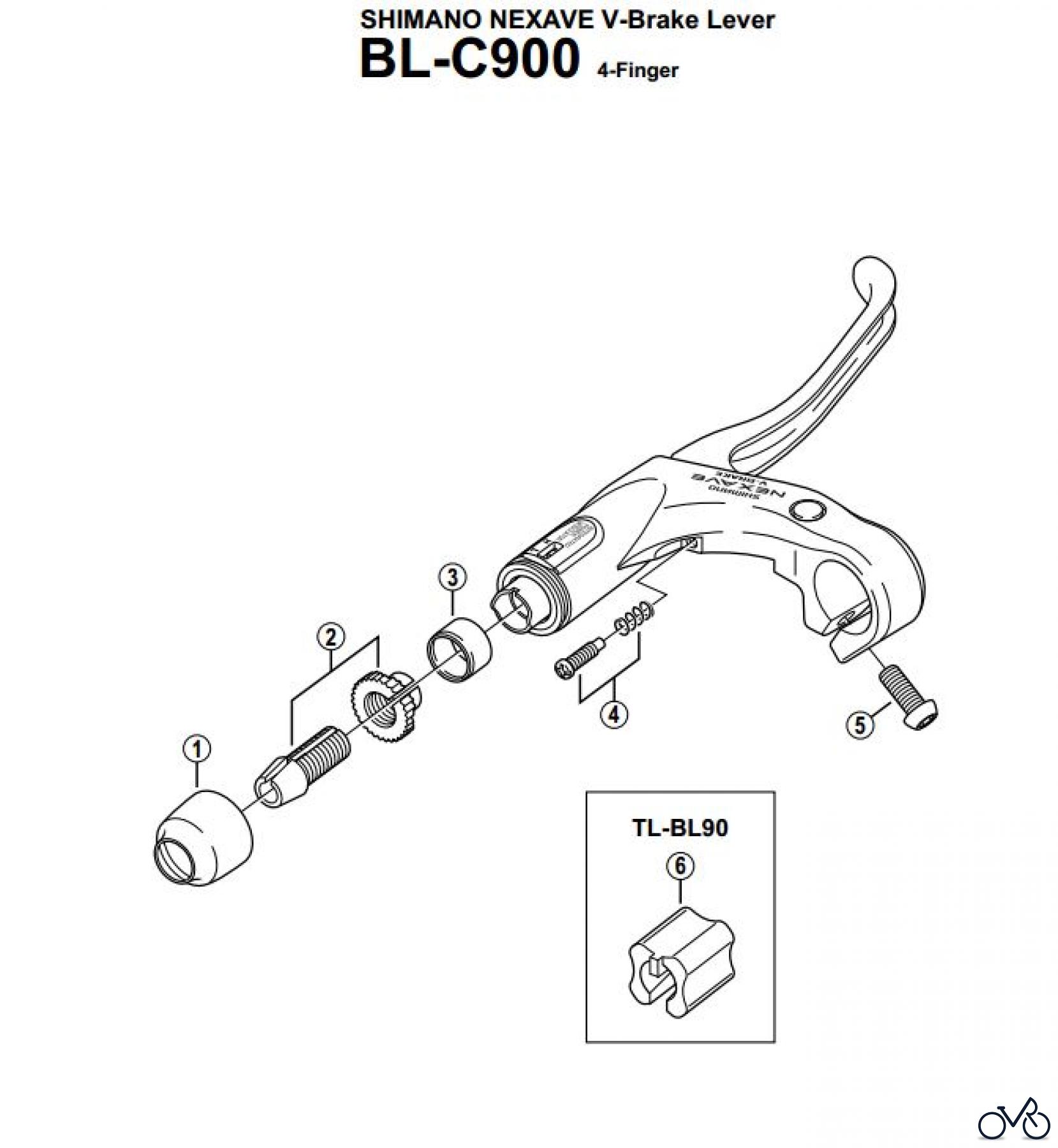 Shimano BL Brake Lever - Bremshebel BLC900