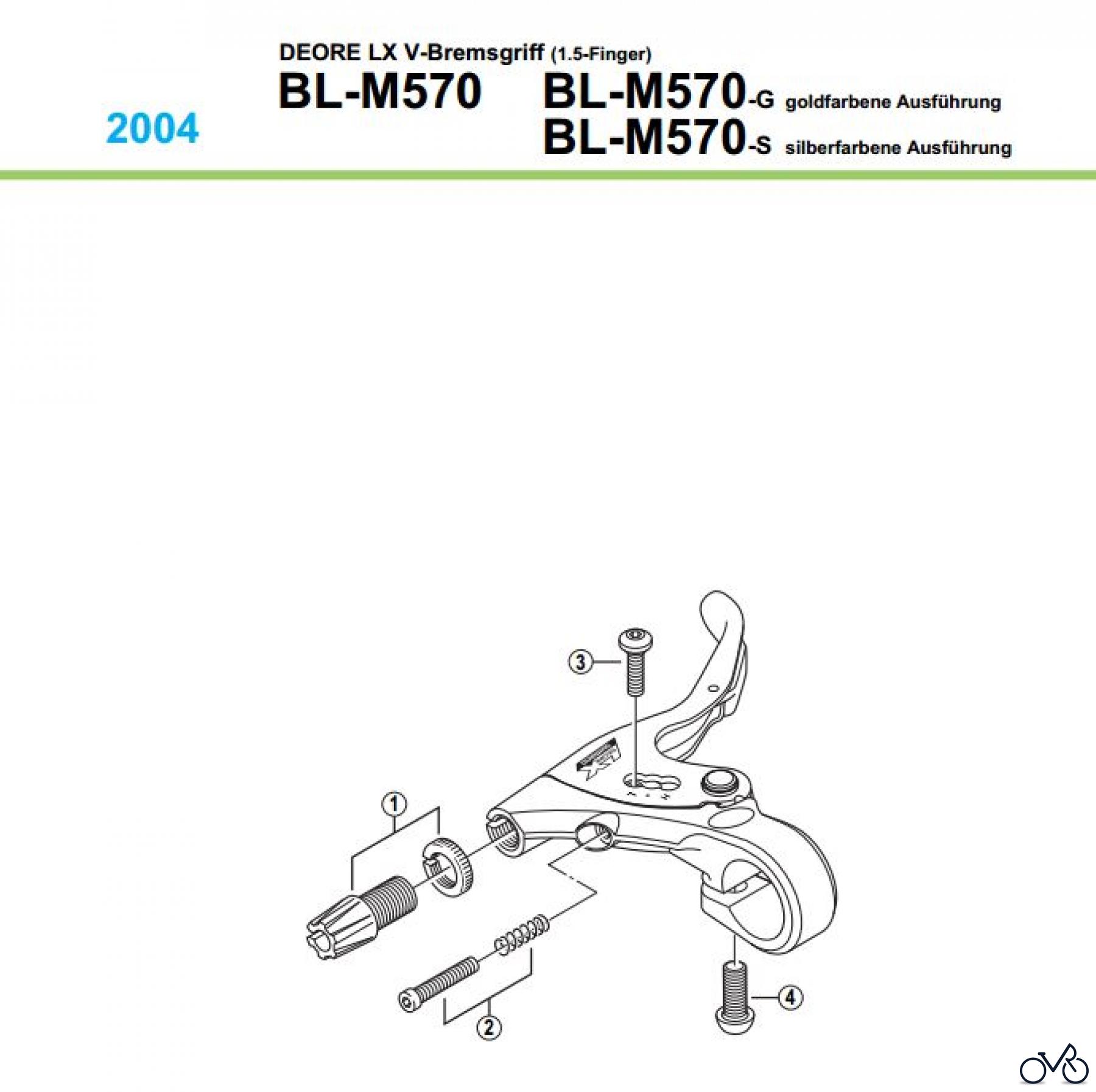 Shimano BL Brake Lever - Bremshebel BL_M570_04