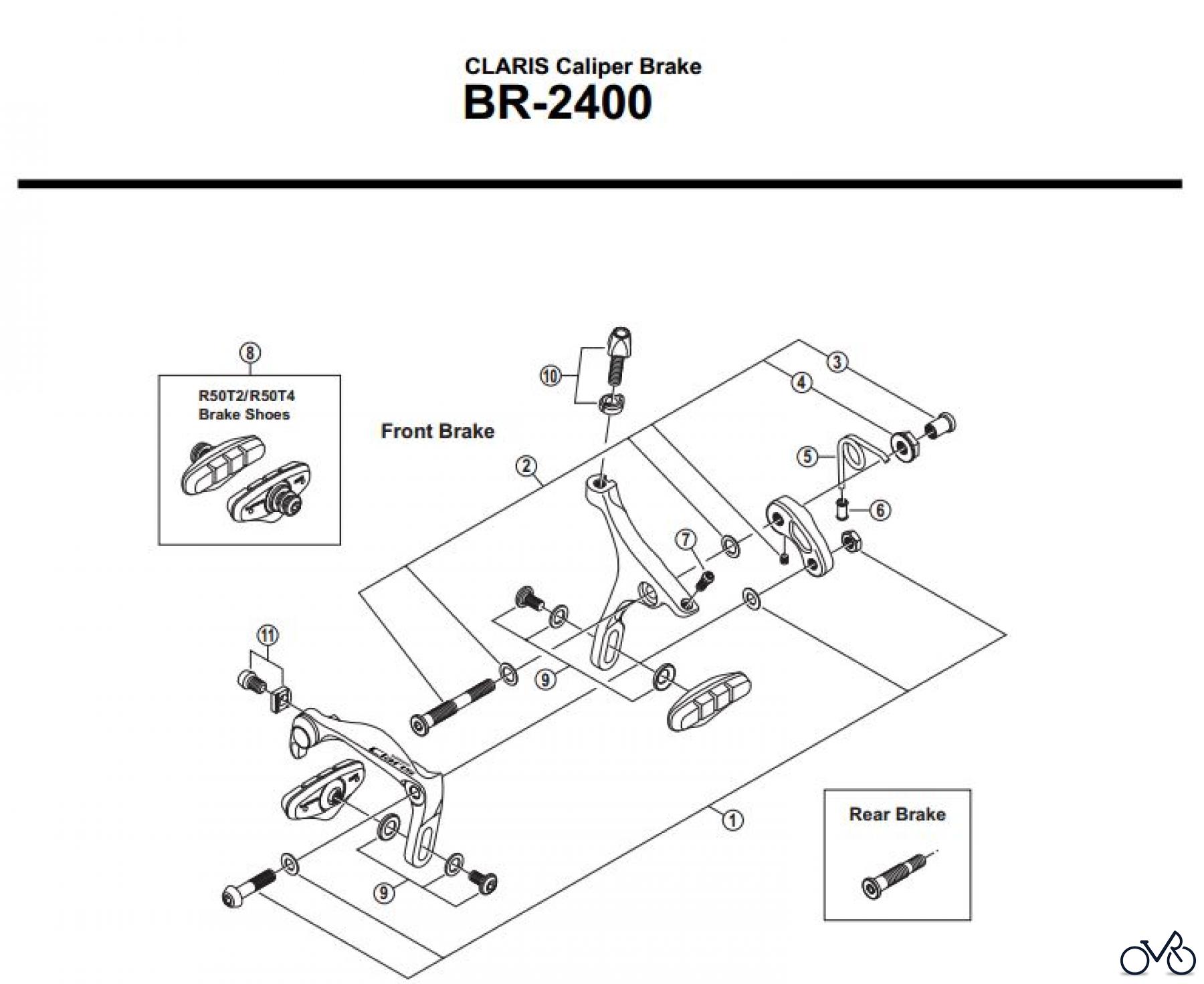  Shimano BR Brake - Bremse BR-2400