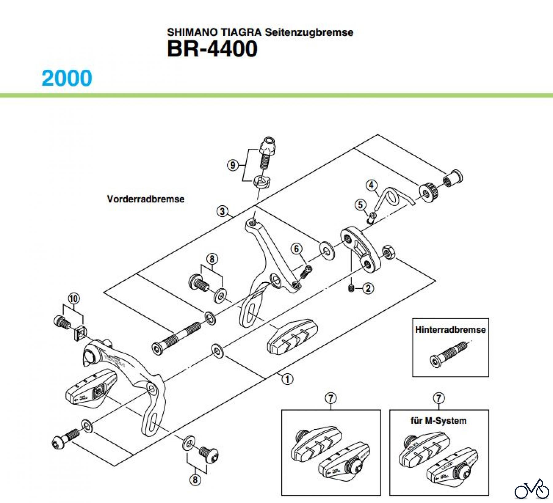 Shimano BR Brake - Bremse BR-4400