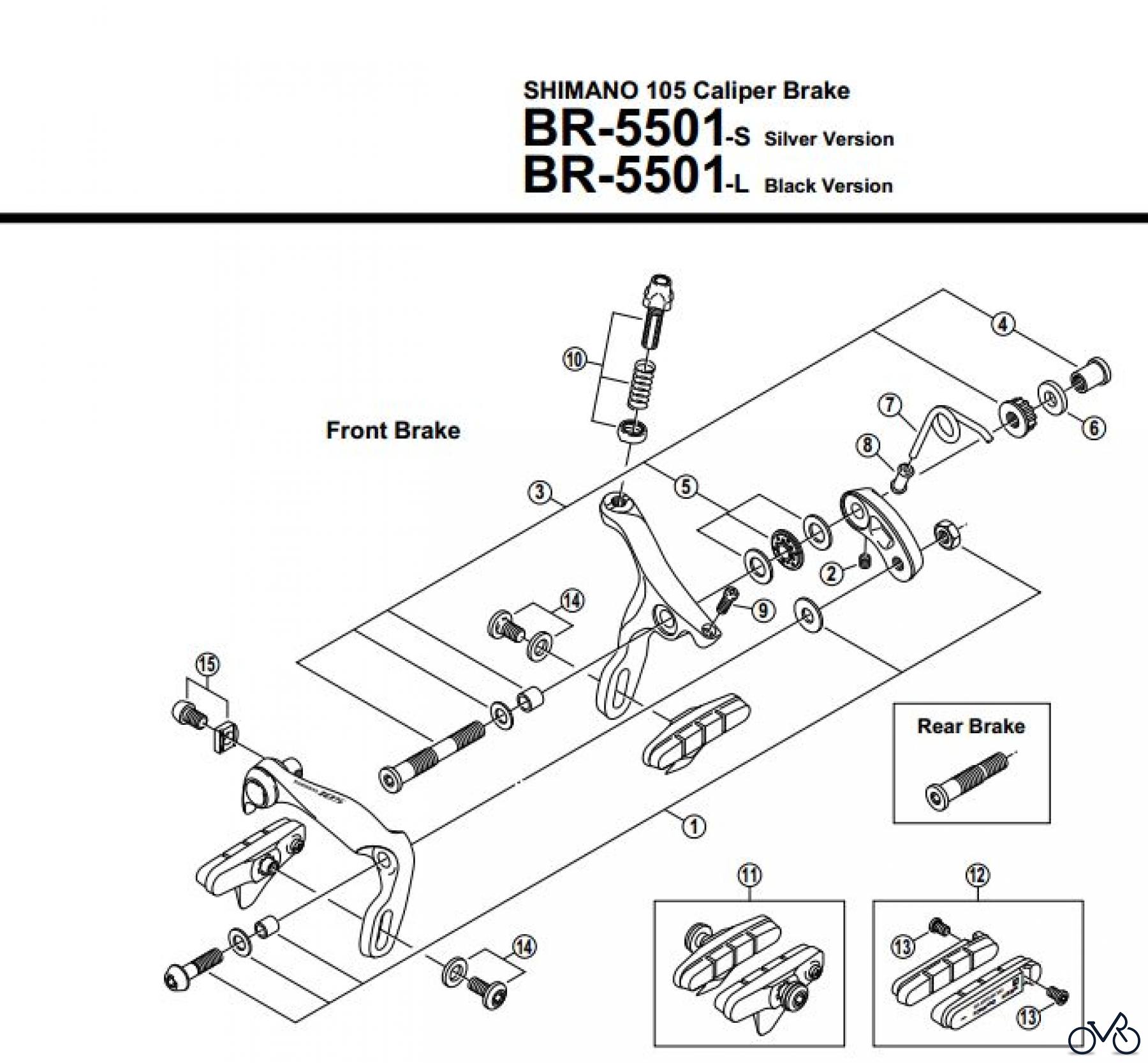  Shimano BR Brake - Bremse BR-5501