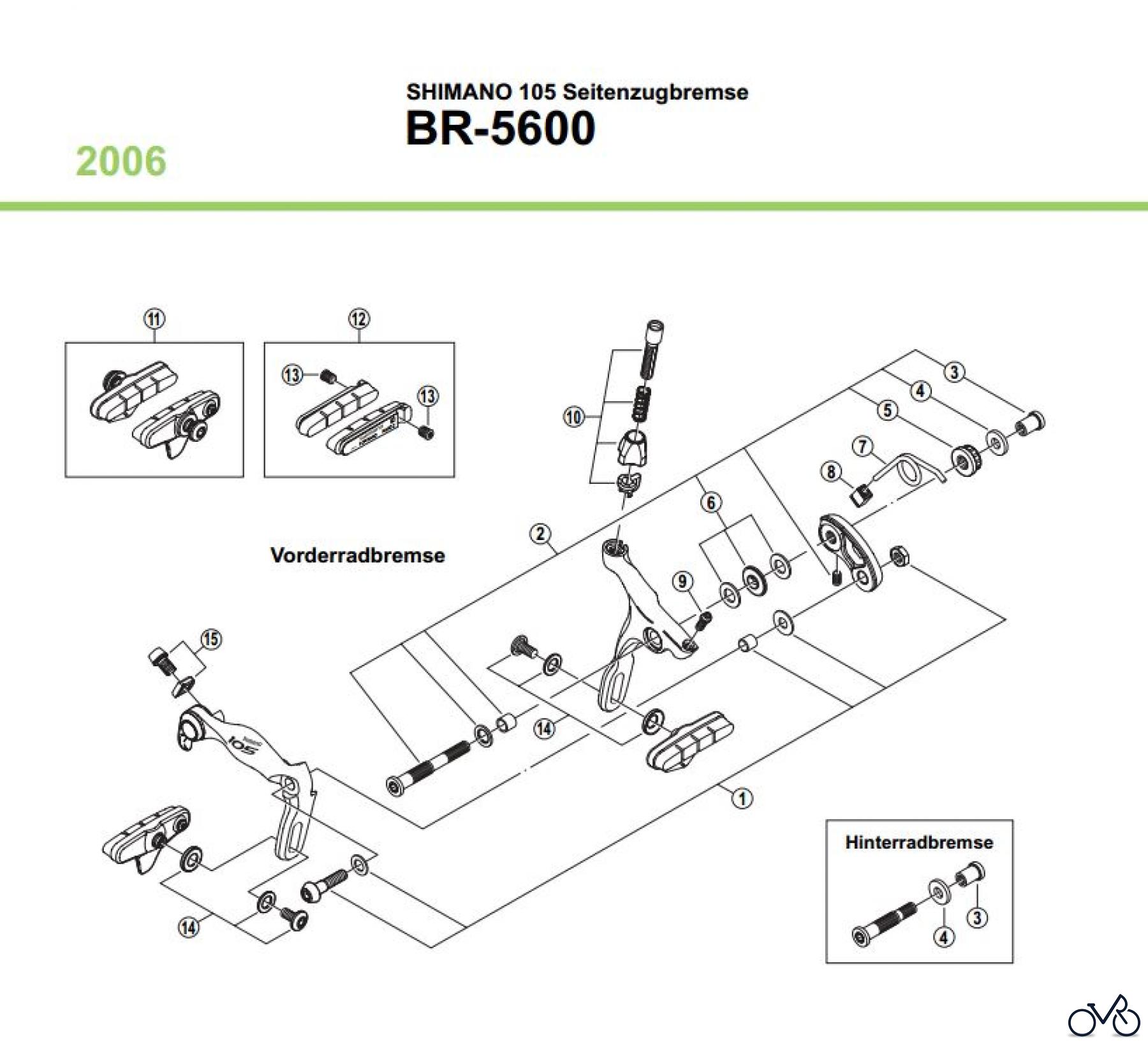 Shimano BR Brake - Bremse BR-5600