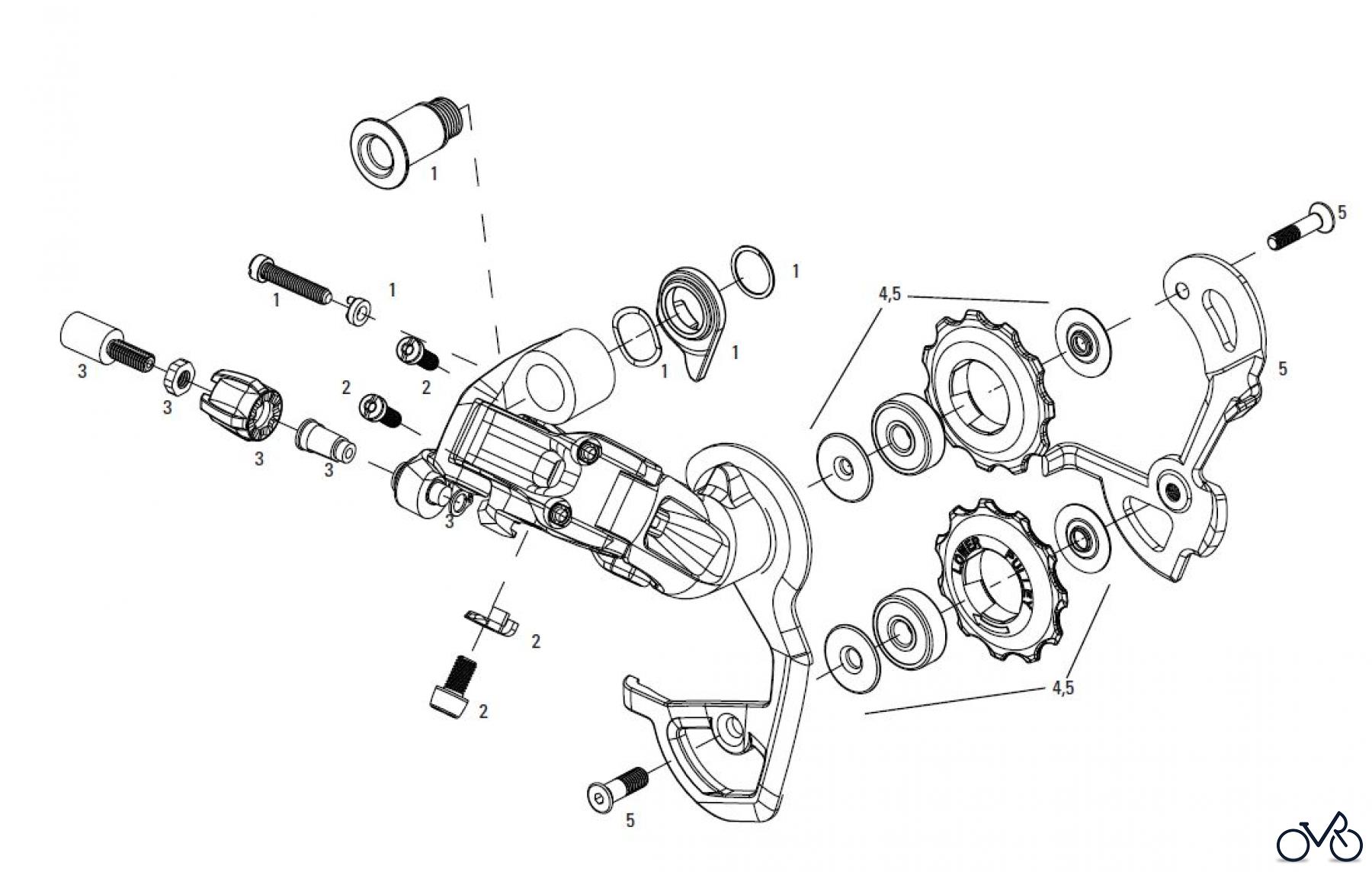  Sram Sram SRAM RED - REAR DERAILLEUR (2008-2011)