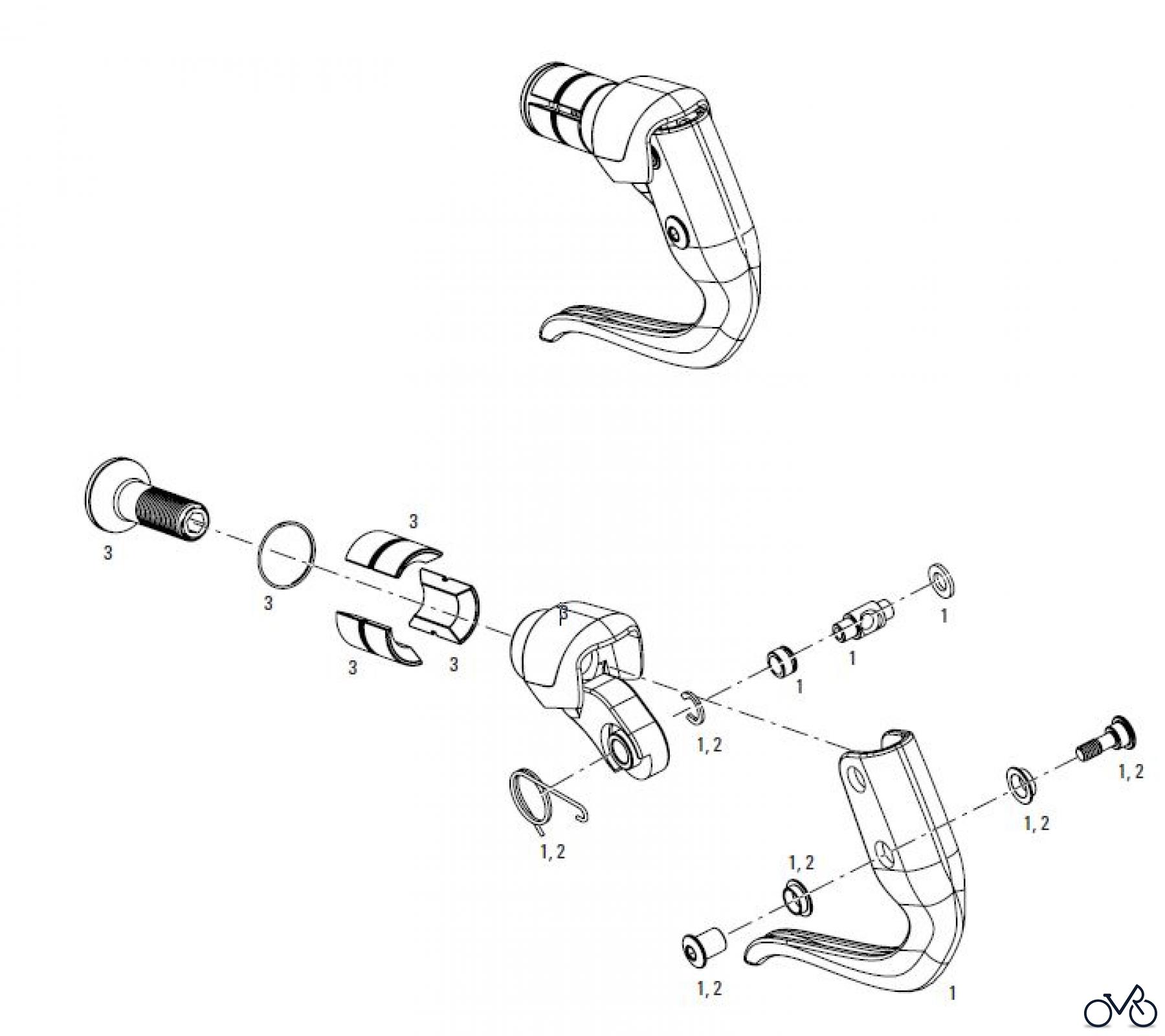  Sram Sram TIME TRIAL BRAKE LEVER (2008-2012)